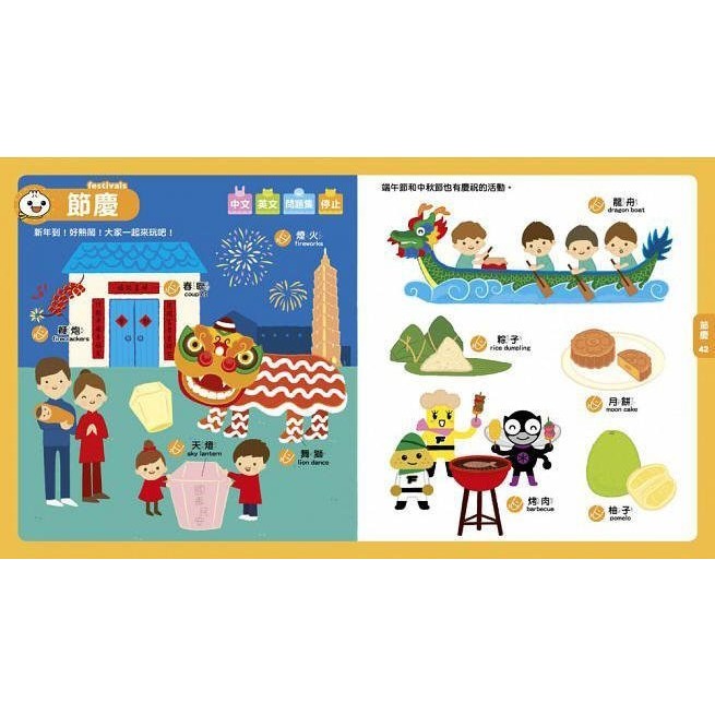 Food超人點讀認知圖鑑(風車)【點讀筆+教材~中英雙語、點讀互動學認知：25大類中英文單字共605組、贈字母表+CD】-細節圖5