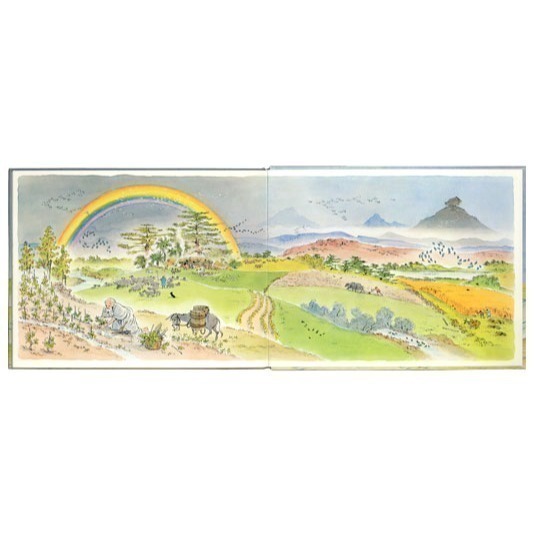 挪亞方舟(漢聲)【漢聲世界精選圖畫書系列】【博愛】-細節圖2