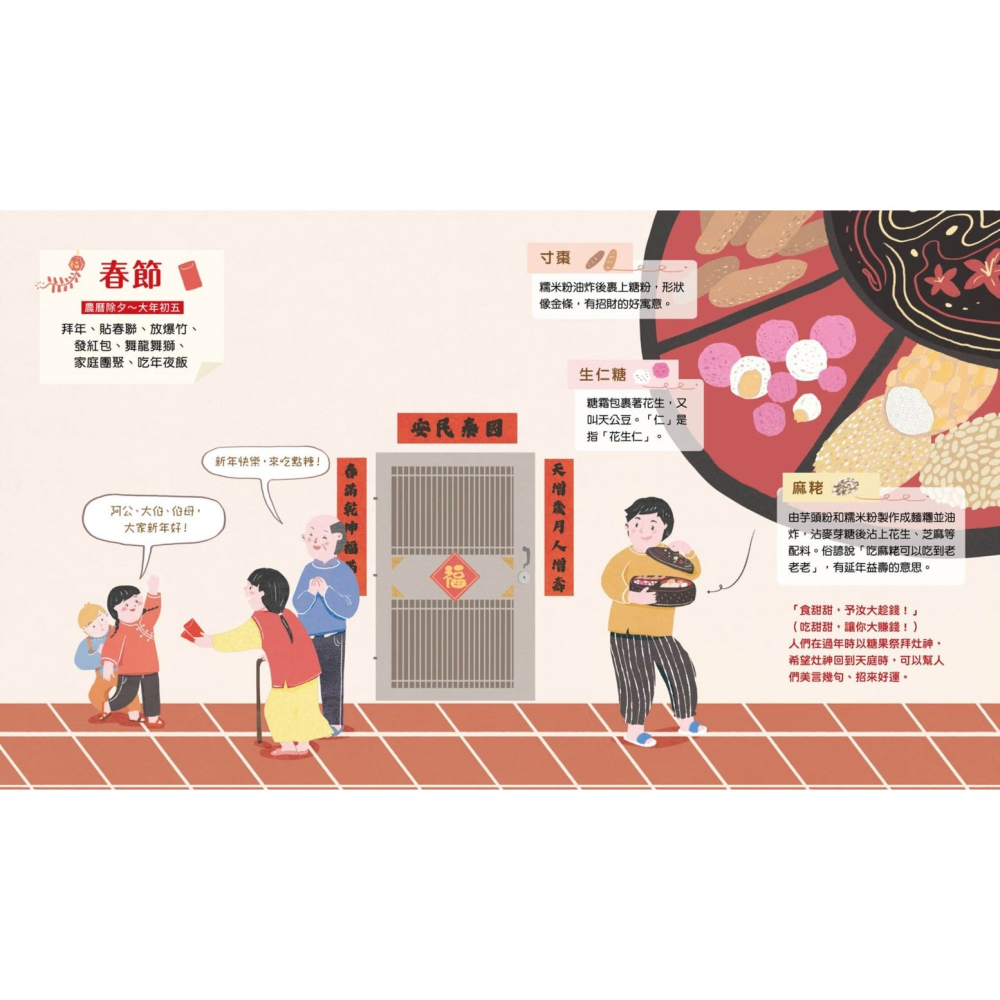 好好吃的節慶美食(小光點)【元宵節/春節/端午節/中秋節...，6個傳統節日，32種美食，帶孩子了解食物的涵義與故事】-細節圖3