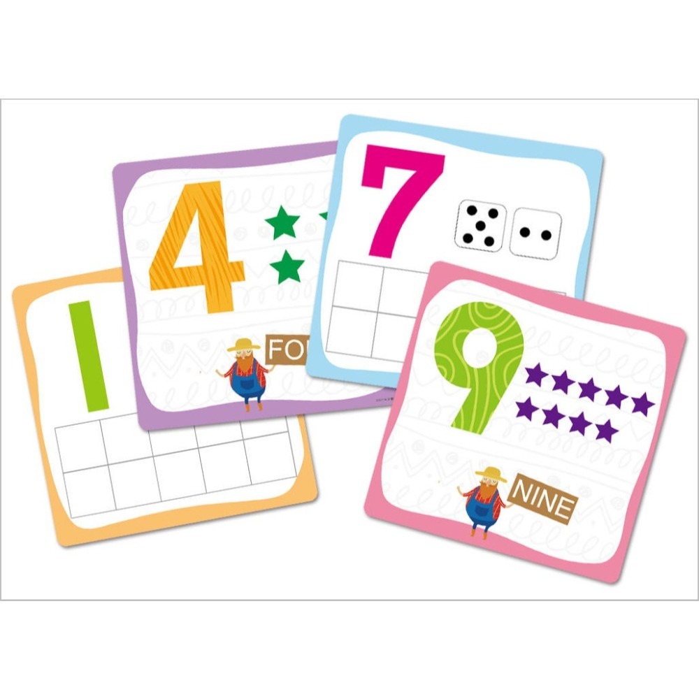 1-10數學學習盒(東雨)【最超值實用的6合1數學啟蒙學習寶盒~數概念/數字認知/計數/數&量配對/加減法概念】-細節圖2