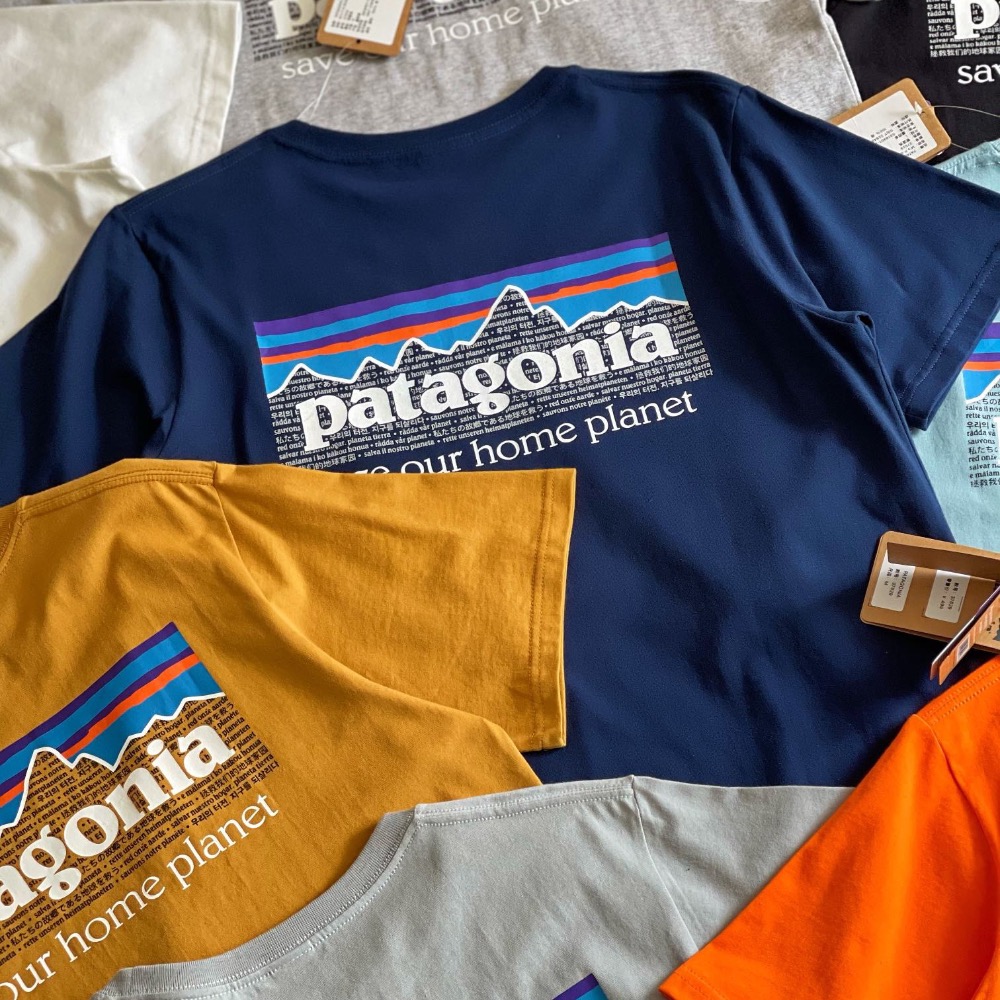 現貨  Patagonia P-6 Mission Organic T-Shirt 巴塔哥尼亞 休閒 純棉 短袖T恤上衣-細節圖2