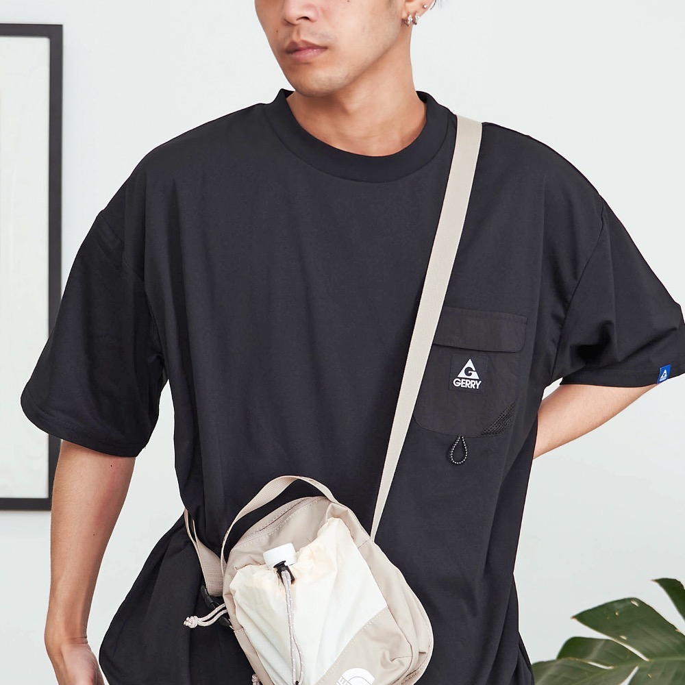 現貨+預購 THE NORTH FACE BREEZE CROSS BAG 北面北臉 束口 戶外 斜背包-細節圖3