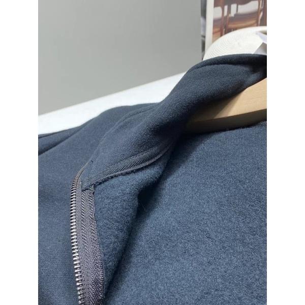 現貨～簡約NIKE 刺繡 小LOGO 半拉鍊 休閒 加絨 長袖 衛衣 大學T DQ5210-010-細節圖5