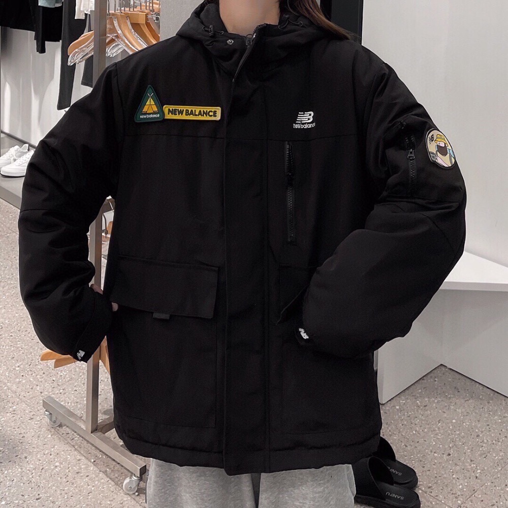 現貨 New balance JHI 聯名Jeon hwangil 風衣舖棉 棉襖 插畫家 工裝 衝鋒 夾克外套-細節圖3