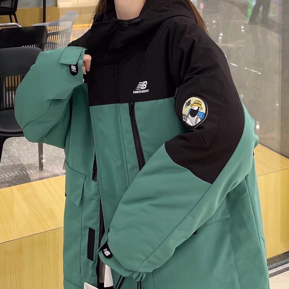 現貨 New balance JHI 聯名Jeon hwangil 風衣舖棉 棉襖 插畫家 工裝 衝鋒 夾克外套-細節圖4