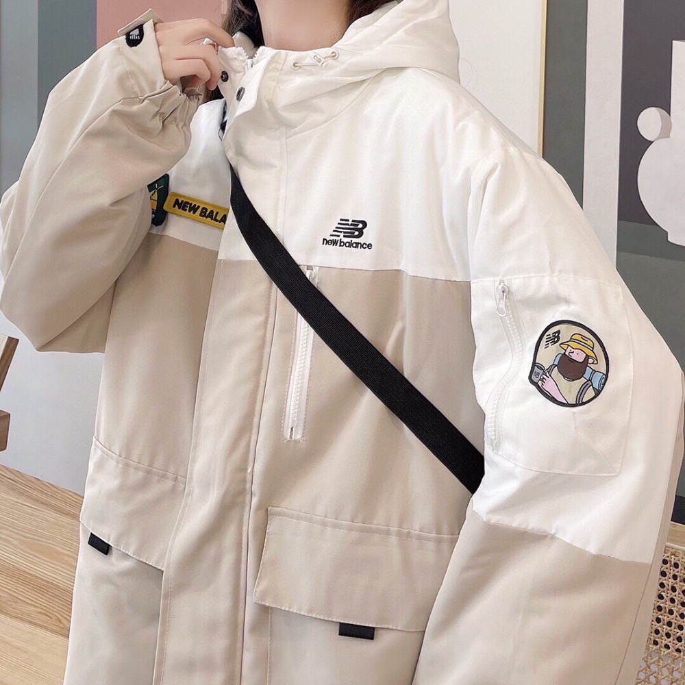 現貨 New balance JHI 聯名Jeon hwangil 風衣舖棉 棉襖 插畫家 工裝 衝鋒 夾克外套-細節圖7