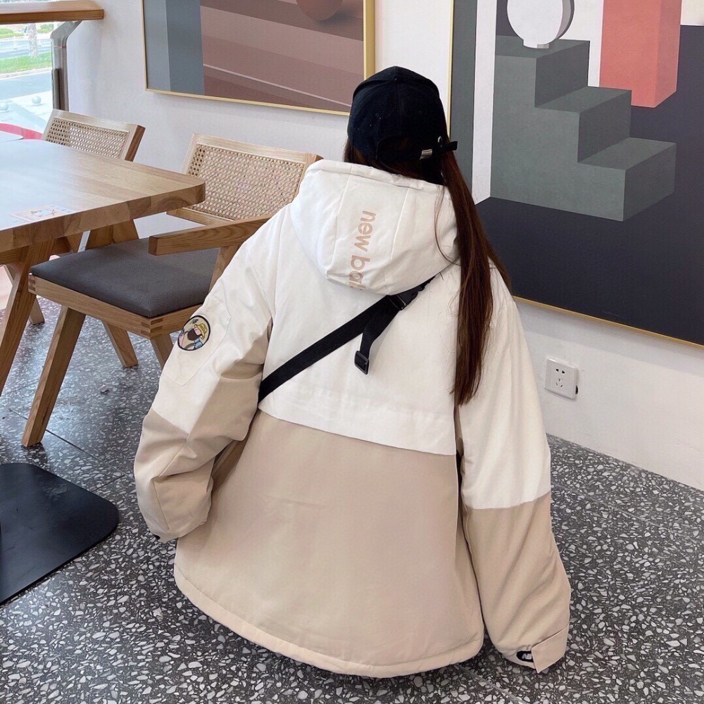 現貨 New balance JHI 聯名Jeon hwangil 風衣舖棉 棉襖 插畫家 工裝 衝鋒 夾克外套-細節圖9