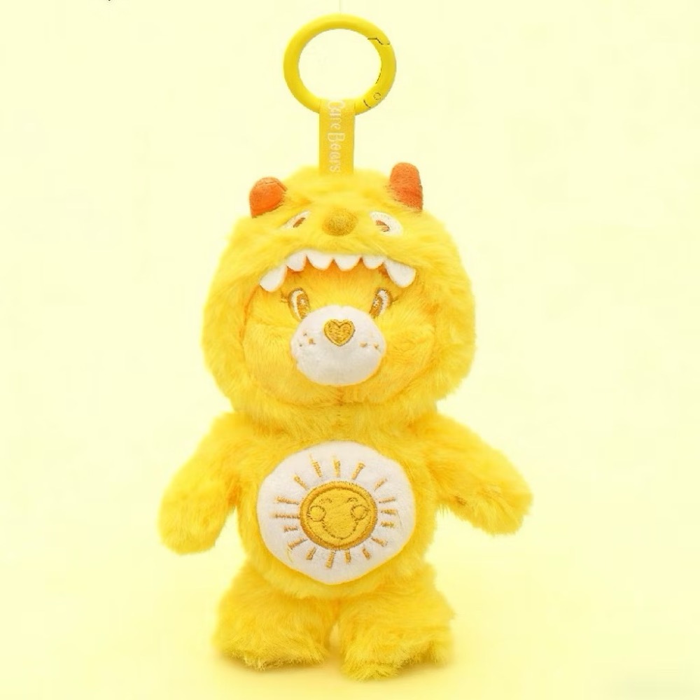 現貨 Care Bears 彩虹熊 怪獸款 娃娃 吊飾-規格圖1
