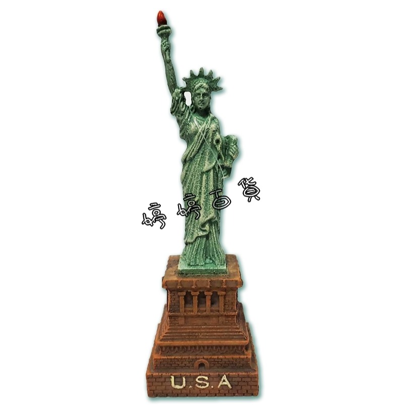 自由女神 3D立體裝飾品 世界地標自由女神像 SS-025 造景 擺設 裝飾 水族 園藝 可愛裝飾 婷婷水族 兩棲爬蟲-細節圖3