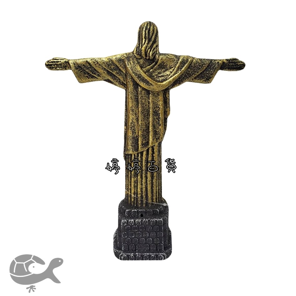 里約耶穌 飾品 3D立體裝飾品 世界地標 耶穌 SS-024 魚缸造景 擺設 裝飾 水族 園藝 婷婷水族 兩棲爬寵-細節圖3