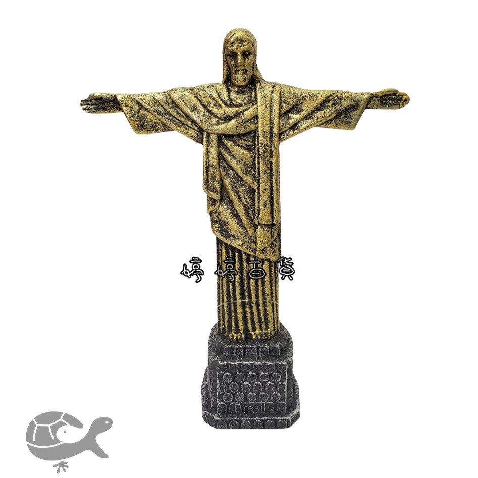 里約耶穌 飾品 3D立體裝飾品 世界地標 耶穌 SS-024 魚缸造景 擺設 裝飾 水族 園藝 婷婷水族 兩棲爬寵-細節圖4