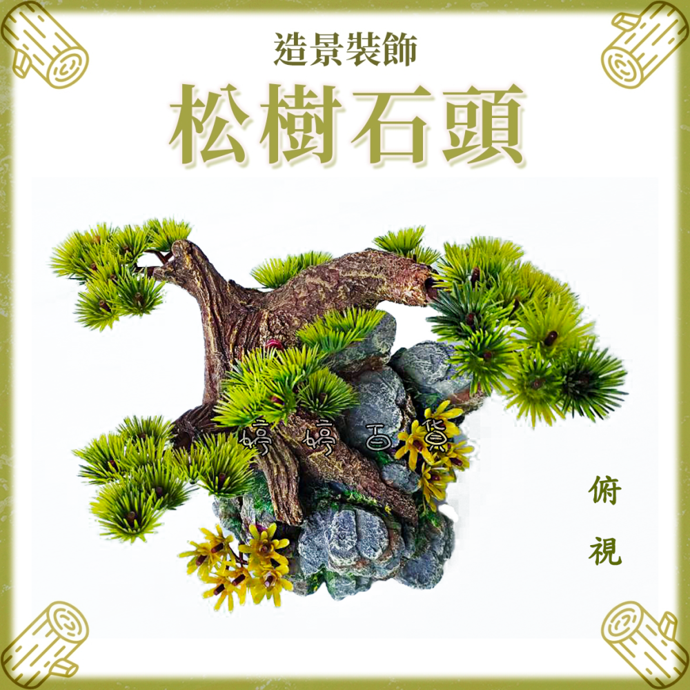 飾品 松樹石洞【SS-044】松樹石頭 松木 造景 裝飾 水族 爬蟲 美化環境 擺設 婷婷水族 兩棲爬寵-細節圖3