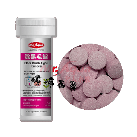 MR.AQUA 水族先生 除黑毛藻錠 去除黑毛藻 去除鹿角藻 婷婷水族 兩棲爬寵-細節圖4