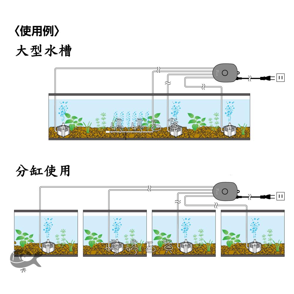 五味 GEX 新型超靜音打氣馬達 空氣馬達 9000F【4孔可調】打氣機 打氣幫浦 空氣幫浦 婷婷水族 兩棲爬寵-細節圖5