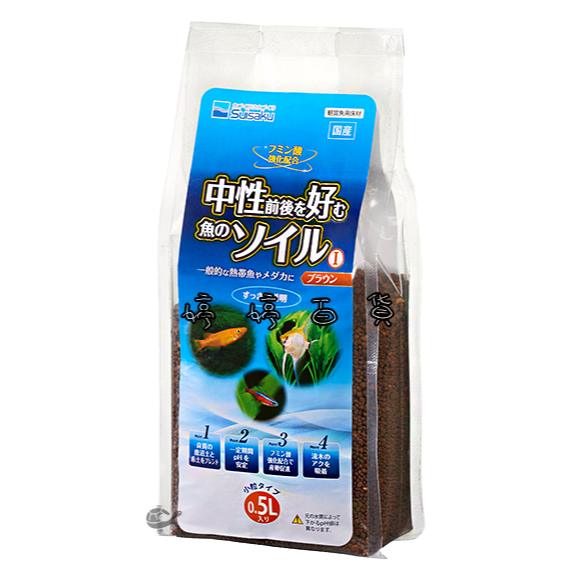 日本 Suisaku 水作 中性鹿沼土【小粒 0.5L】底沙 土壤 穩定pH值 腐植酸 水草營養 婷婷水族 兩棲爬寵-細節圖2