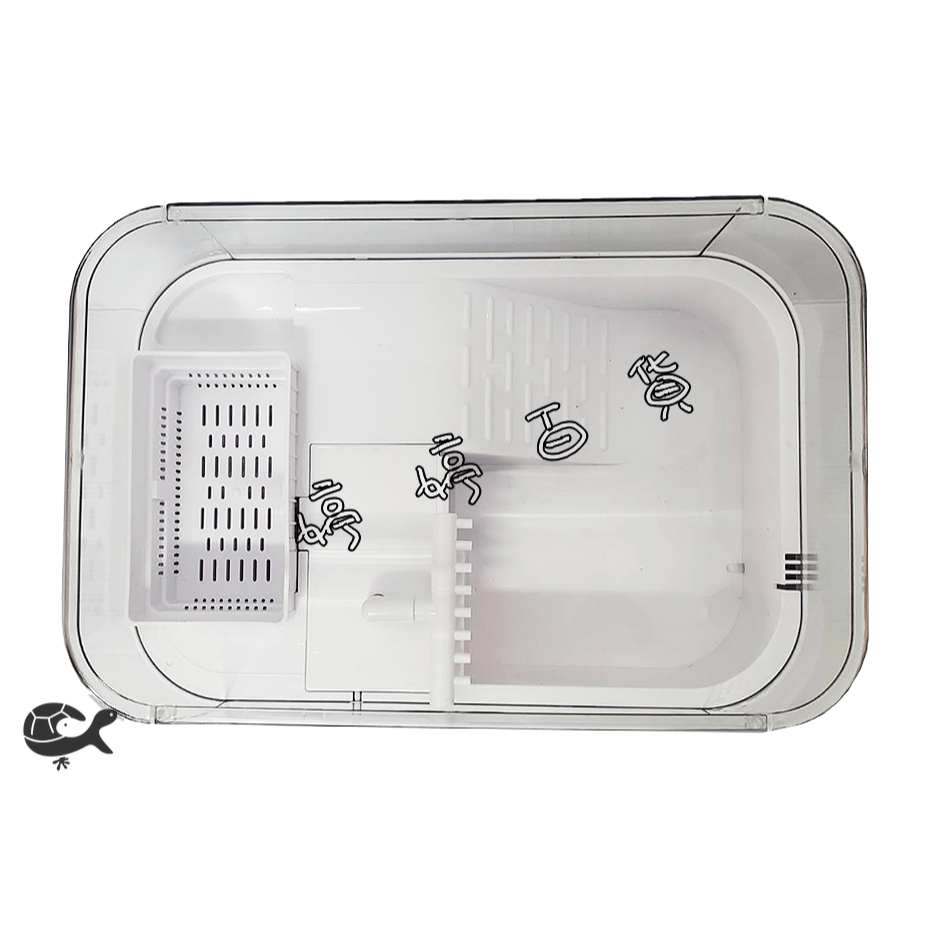 松寶 SOBO 壓克力 烏龜生態缸 烏龜飼養箱 烏龜缸 澤龜缸 蛋龜 麝香龜 果核龜 婷婷水族 兩棲爬寵-細節圖7