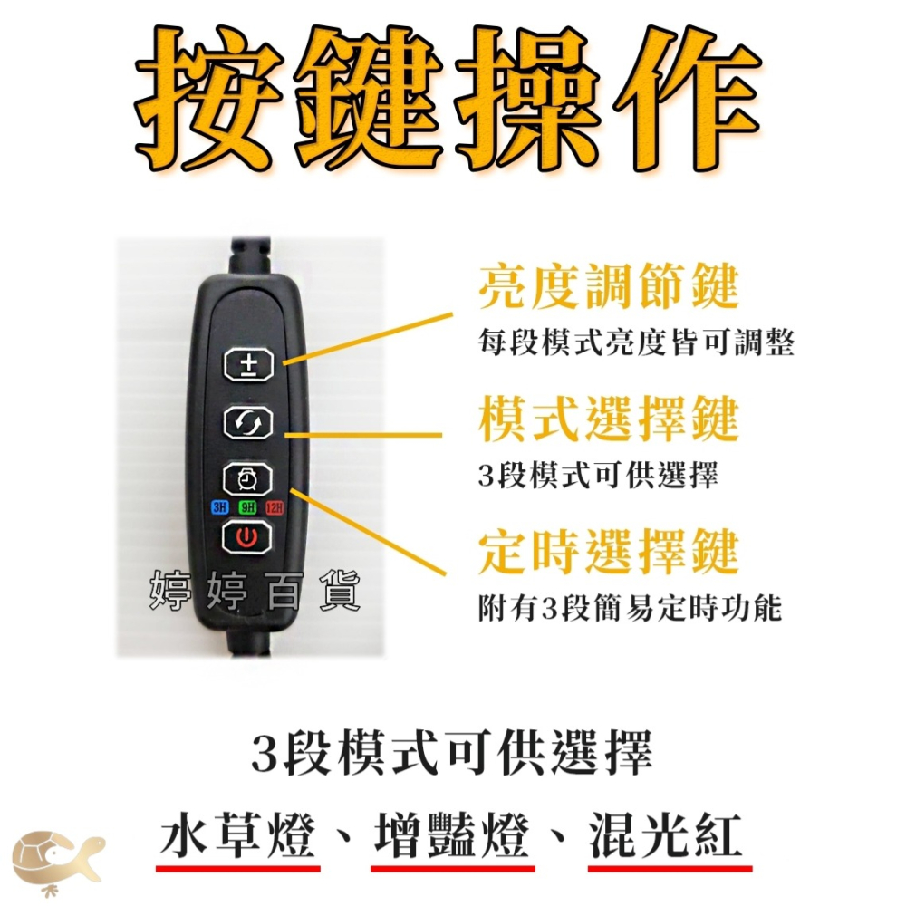 UP 雅柏 3合1多功能小夾燈 USB LED燈 側夾燈【17cm／25cm】夾燈 魚缸水族 照明 婷婷水族 兩棲爬寵-細節圖3