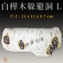 仿真白樺木躲避洞 樹洞 躲藏洞【S、M、L】守宮洞 守宮屋 蛇洞 蜥蜴 蠍子 寵物鼠 婷婷百貨 金金水族-規格圖8