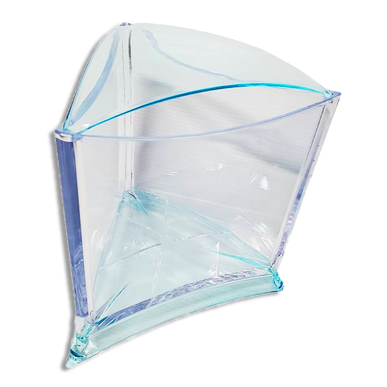 伊士達 ISTA 摩登造型三角缸+專用迷你燈具【一組】造型缸 迷你缸 鬥魚缸 小型魚 水草 角蛙 婷婷水族 兩棲爬寵-細節圖4