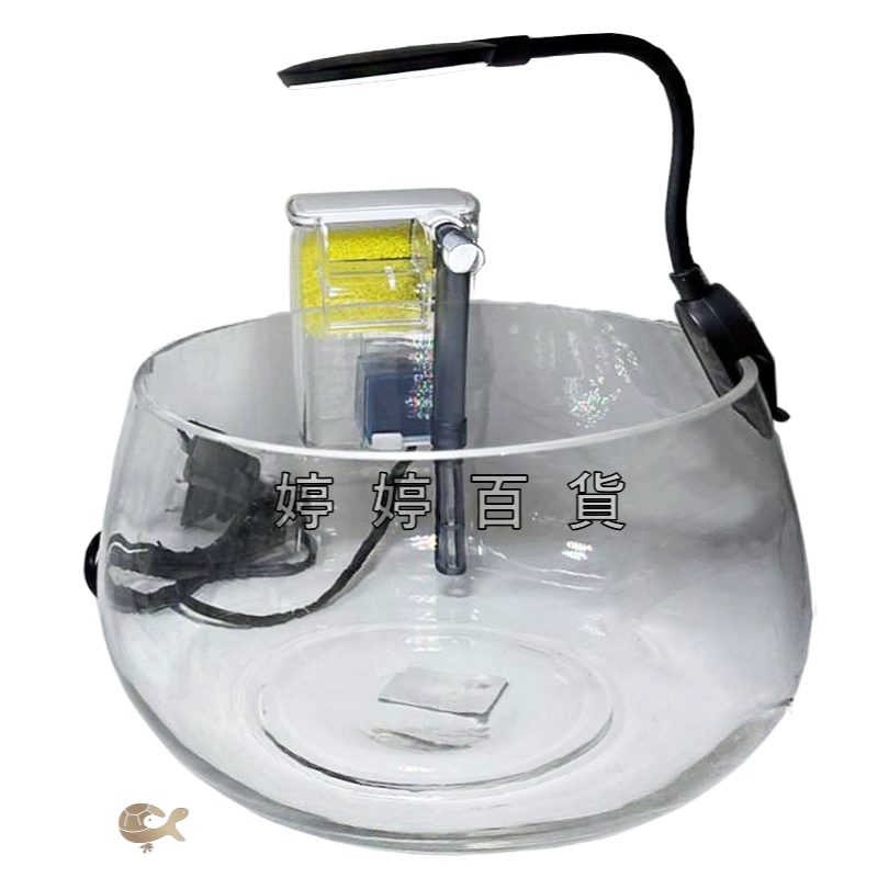 松寶 SOBO 超薄外掛過濾器 帶除油膜 循環過濾 小型魚缸過濾 圓缸適用 流量可調 婷婷水族 兩棲爬寵-細節圖4