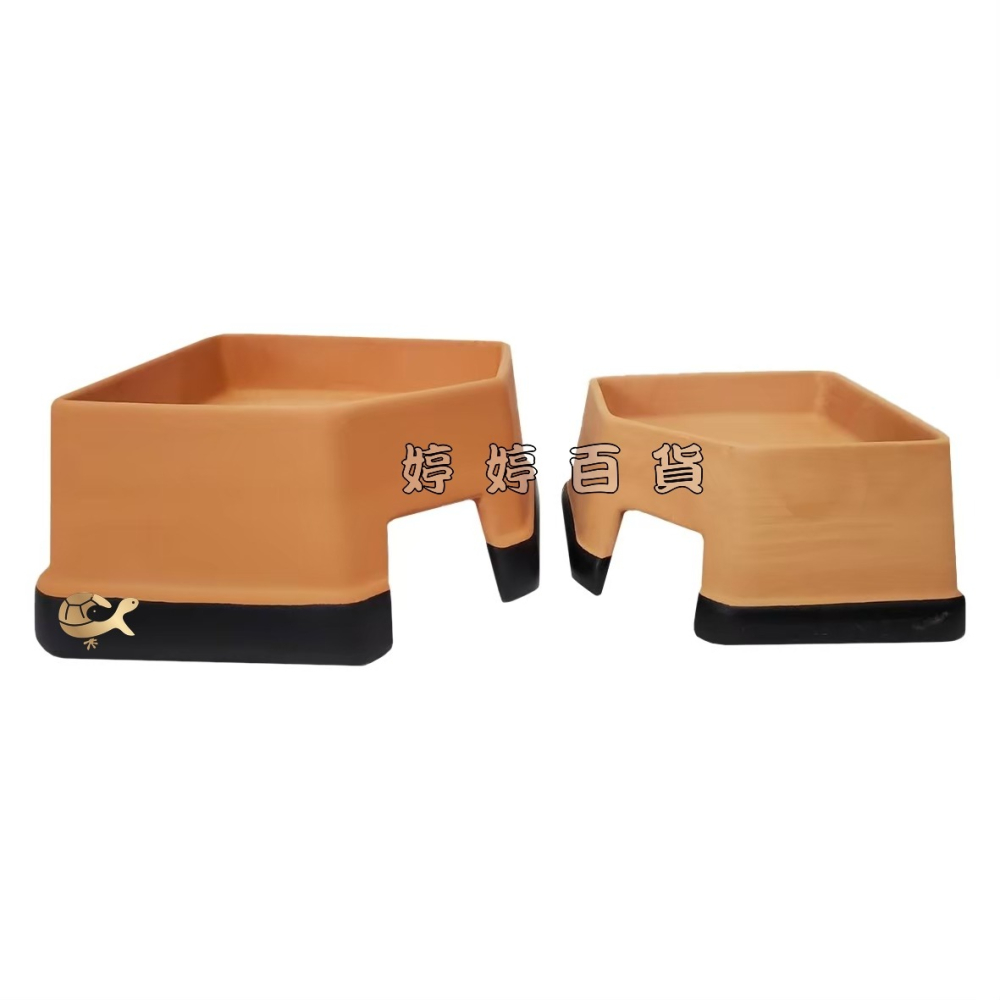 角落型 守宮加濕屋【S、L】陶瓷躲避洞 加濕躲藏屋 守宮屋 洞穴 守宮洞 蜥蜴 爬蟲 婷婷水族 兩棲爬寵-細節圖3