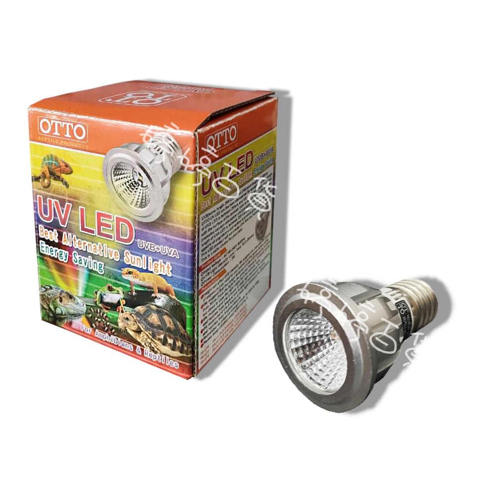 奧圖 OTTO UVB LED 省電燈泡 10.0 UVB+UVA 曬背燈 仿太陽光 烏龜 蜥蜴 婷婷水族 兩棲爬寵-細節圖4