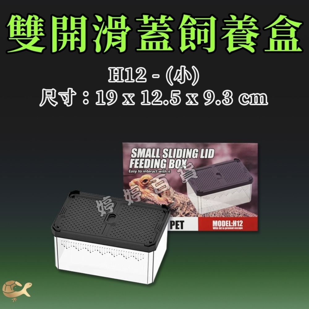 諾摩 雙開磁吸滑蓋式飼養盒 高透飼養盒 兩棲爬蟲 角蛙 蜥蜴 蛇 守宮 蜘蛛 昆蟲 蠶寶寶 婷婷水族 兩棲爬寵-規格圖8