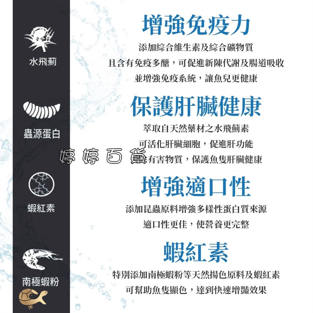 海豐 無悔x惜福 雷龍／肉食性 增色飼料【55g 長粒 上浮性】恐龍魚 肉食性觀賞魚 婷婷水族 兩棲爬寵-細節圖3