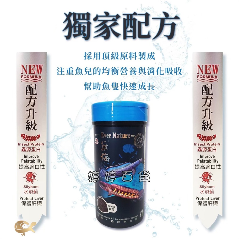 海豐 無悔x惜福 雷龍／肉食性 增色飼料【55g 長粒 上浮性】恐龍魚 肉食性觀賞魚 婷婷水族 兩棲爬寵-細節圖4