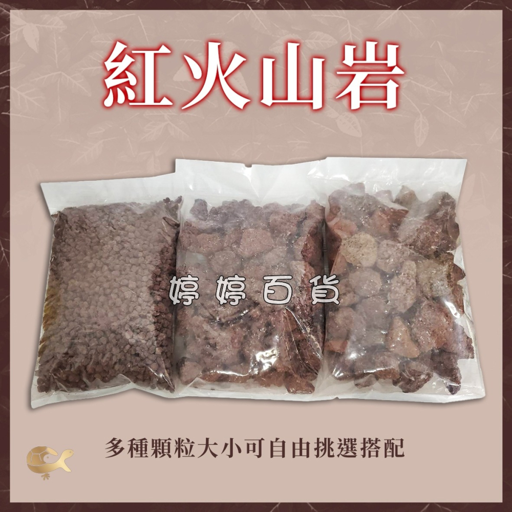 紅 火山岩 天然濾材【1Kg／包】高孔隙 過濾 穩定水質 培養 硝化菌 吸附 水族 婷婷水族 兩棲爬寵-細節圖3