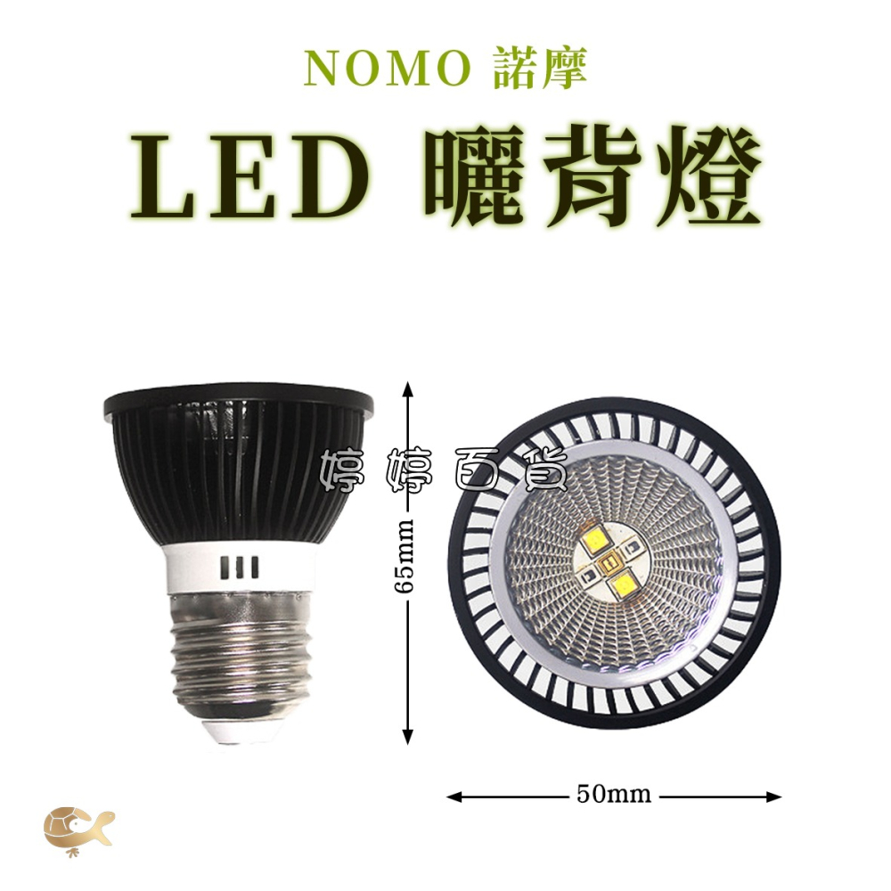 諾摩 曬背燈 LED UVB燈泡 3W【5.0、10.0】補鈣燈泡 節能省電 蜥蜴 烏龜 兩棲爬蟲 婷婷水族 兩棲爬寵-細節圖4