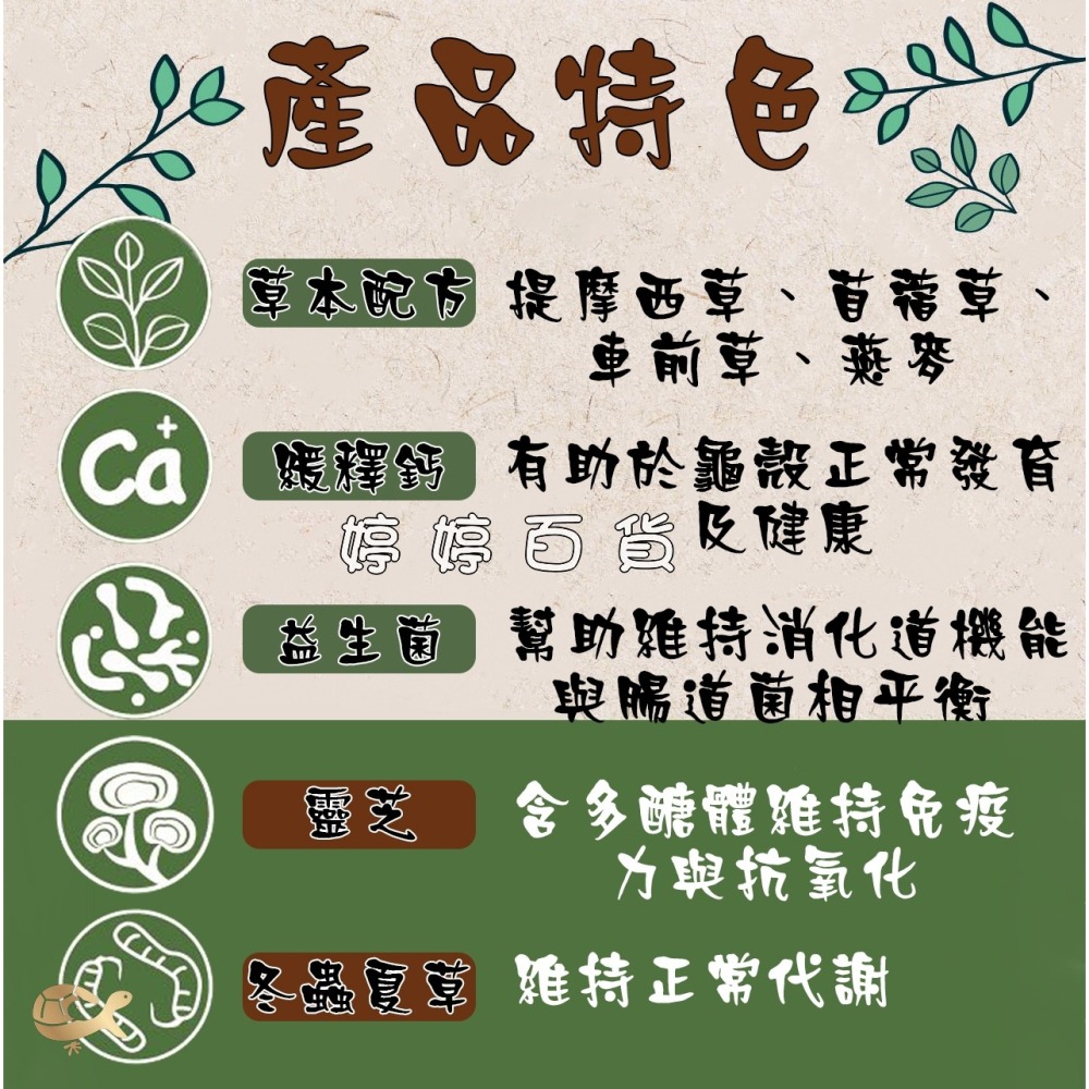紐粹鮮 陸龜草本飼料 陸龜主食【幼龜、亞成龜】蘇卡達 赫曼 豹龜 櫻桃紅腿 亞達伯拉 婷婷百貨 金金水族-細節圖3