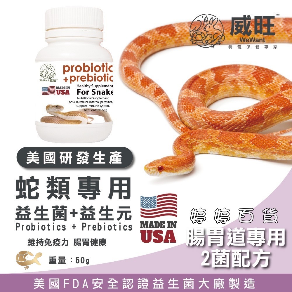 威旺 爬蟲小動物專用益生菌+益生元活菌 雙益菌 幫助促進消化 蛇類 守宮 蛙類 蜥蜴 龜類 蜜袋鼯 鼠類 婷婷水族 兩爬-細節圖4