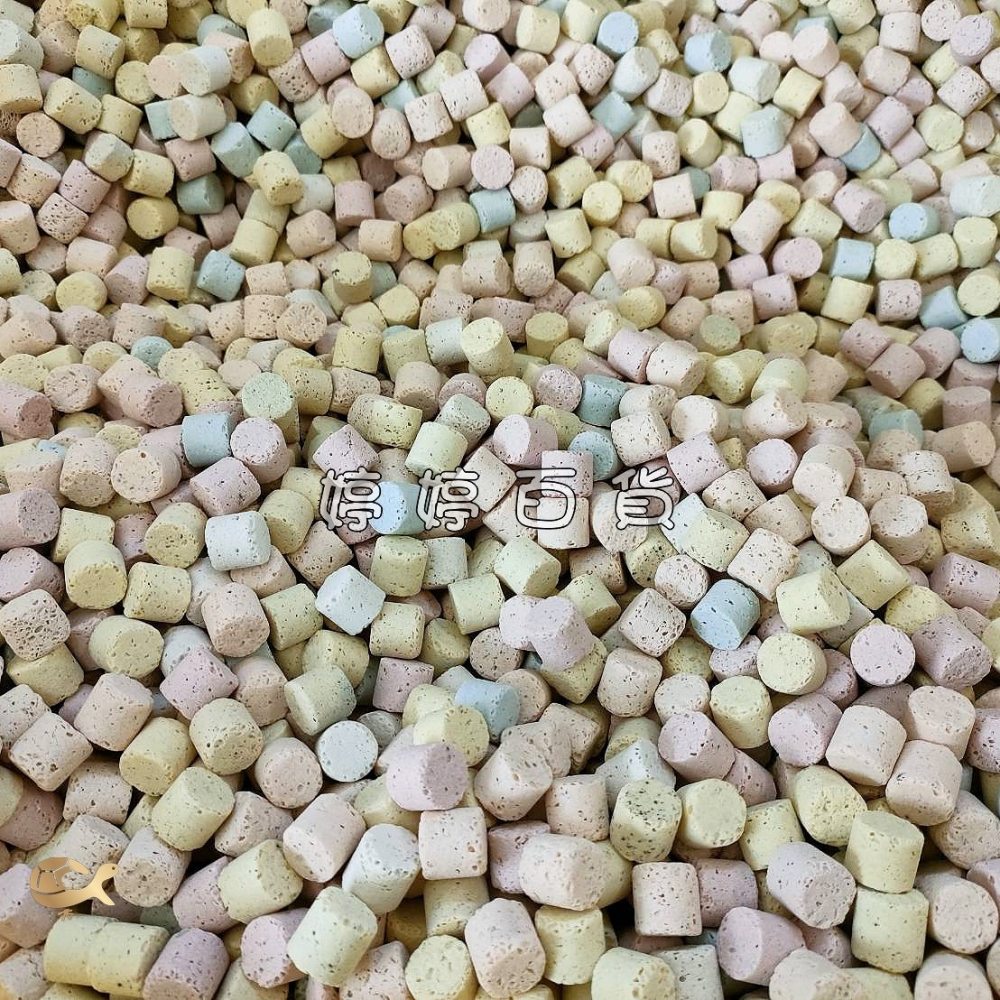 五色多孔培菌柱 過濾濾材 培養硝化菌 淨化水質 培菌球 培菌環 淡海水適用 婷婷水族 兩棲爬寵-細節圖5