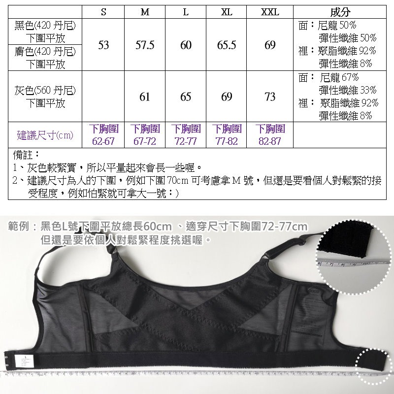 星光平價內衣。女人我最大推薦。托胸防駝爆乳背心/托胸束衣。防外擴下垂 乳溝立現 瞬間爆乳8078-細節圖10