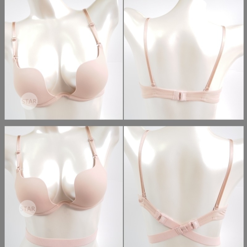 星光平價內衣。衣櫃必備心機爆乳內衣。百搭穿法 性感美背 名模名媛最愛款。A.B.C.D罩0091-細節圖4