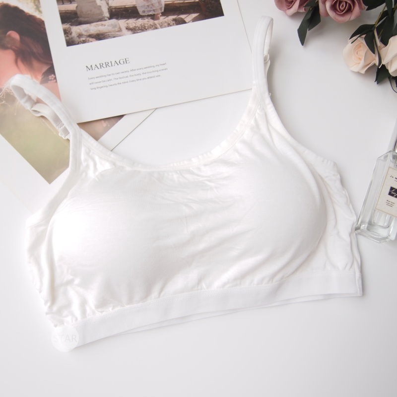 星光平價內衣。一件出門 簡單有型 超舒適材質細肩帶背心/運動內衣/無鋼圈內衣。舒適零著感 微加厚 胸型更漂亮。1897-細節圖3