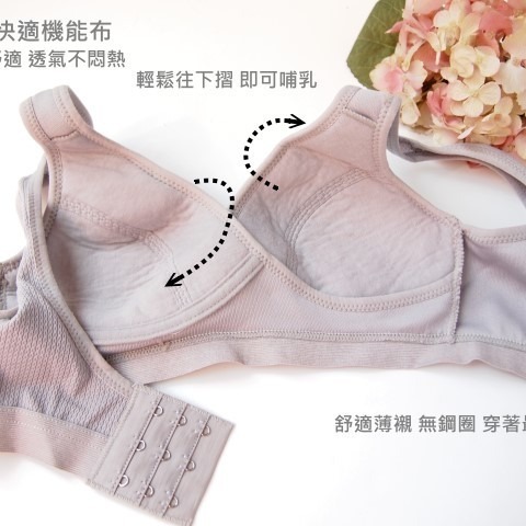 <星光平價內衣>零著感HI COOL無鋼圈內衣/哺乳內衣/學生型內衣/孕婦裝˙包覆性佳 舒適薄襯 透氣不悶熱˙7601-細節圖4