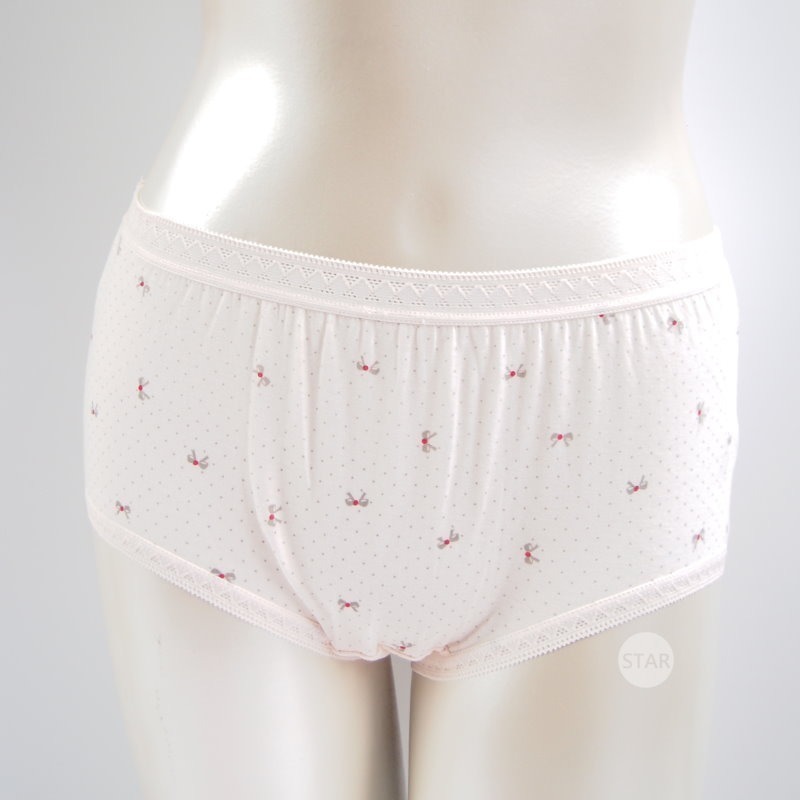 <星光平價內衣>熱銷千件台灣製100%純棉柔軟舒適彈力中腰內褲/學生內褲/少女三角褲。當天洗隔天乾。3804獨家特價-細節圖4