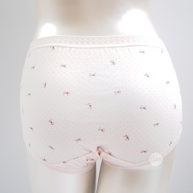 <星光平價內衣>熱銷千件台灣製100%純棉柔軟舒適彈力中腰內褲/學生內褲/少女三角褲。當天洗隔天乾。3804獨家特價-細節圖5