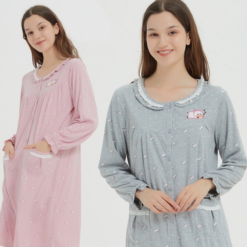 <星光>特價睡衣。專櫃品牌 蕾妮塔塔 連身睡衣 睡裙 棉質睡衣 24款全面單一特價 新竹市可試穿-細節圖4