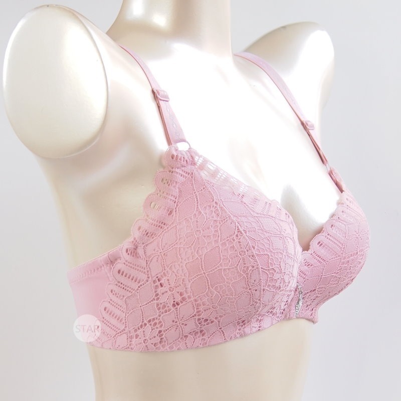 <星光>首波特價唯美蕾絲無鋼圈內衣集中舒適不壓迫。微加厚。B罩1371 34B 36B 38B 40B-細節圖5