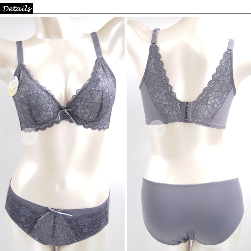 <星光>竹炭紗透氣吸汗軟鋼圈蕾絲調整型內衣。集中 舒適。B.C罩7956-細節圖4