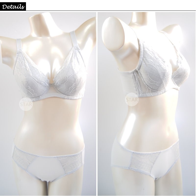 <星光>台灣製大尺碼蕾絲調整型內衣 側收集中穩定包覆防外擴副乳下垂。C.D.E.F罩1305-細節圖4