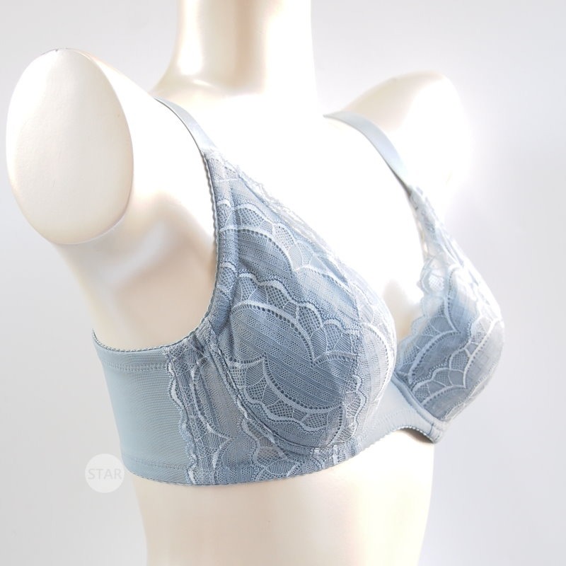 <星光>台灣製大尺碼蕾絲調整型內衣 側收集中穩定包覆防外擴副乳下垂。C.D.E.F罩1305-細節圖7