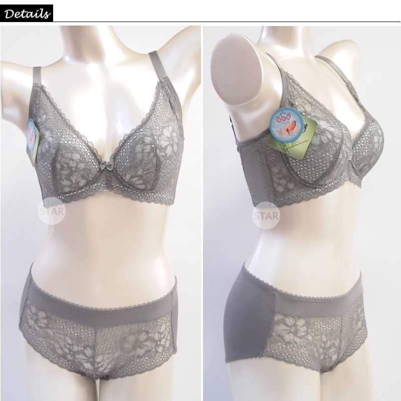 <星光>包托挺軟鋼圈調整型內衣。蕾絲美背 防駝顯瘦。側邊加高防外擴附乳。B.C罩5536-細節圖5