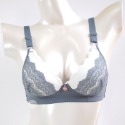 <星光>法式歐蕾絲無鋼圈內衣。自然集中舒適。A.B罩8061-規格圖7