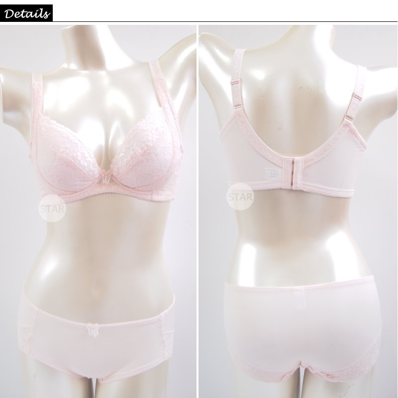 <星光>台灣製粉嫩糖色蕾絲薄襯機能型內衣。舒適集中 防外擴。B.C.D罩1340-細節圖4