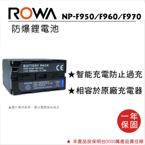 【老闆的家當】ROWA樂華 SONY F950/F960/F970 副廠鋰電池