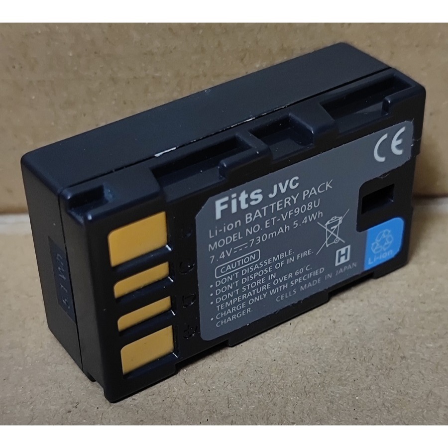 【電池BOSS】台灣世訊副廠電池※ET-VF908（相容JVC BN-VF908 電池）-細節圖3